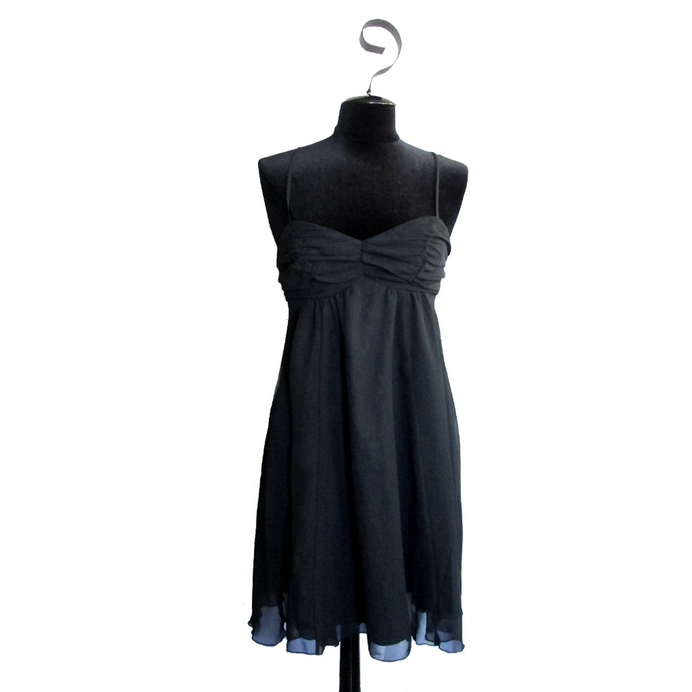 Guess Black Spaghetti Strap Slip Dress Size M